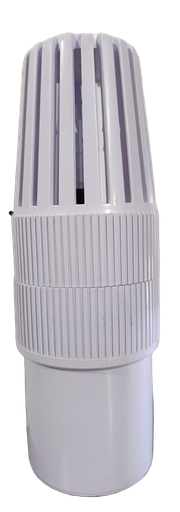 [X39-032] VALVULA DE PIE DE PVC 200 PSI DE 1 1/2" LISO CHINA 