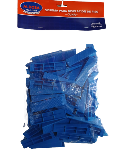[ALF0458] CUÑA PARA NIVELACION DE PISO, COLOR AZUL ALF0458 ALDOSA