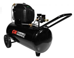 [H039002 DX500100DI] COMPRESOR DE 2HP 13 GALONES 50L 1F HORIZONTAL 120V CON KIT DE ACCESORIOS CN CAMPBELL HAUSFELD