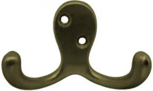 [F01442AB] GANCHO PARA COLGAR BRONCEADO DOBLE F01442AB BEST VALUE