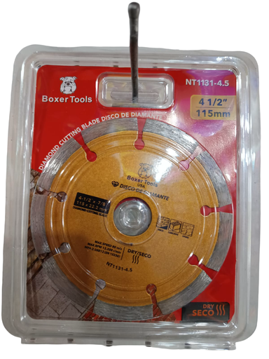 [NT1131-4.5] DISCO DIMANTADO SEGMENTADO DE 4-1/2 NT1131-4.5 BOXER TOOLS