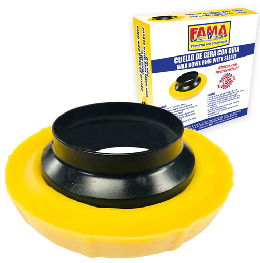 [FAM-2699] EMPAQUE DE CERA PARA TAZA DE SANITARIO CON GUIA EN CAJITA 2699 FAMA