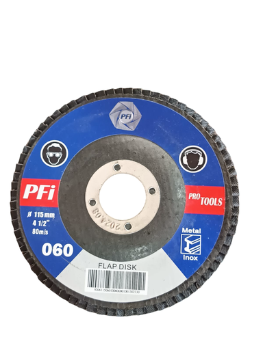 [DZLP4560] DISCO ZIRCONIO LAMINADO PFI 4-1/2 GRANO #60