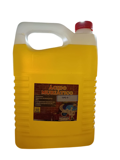 [15870.] GALON ACIDO MURIATICO TIPO B (AMARILLO) 