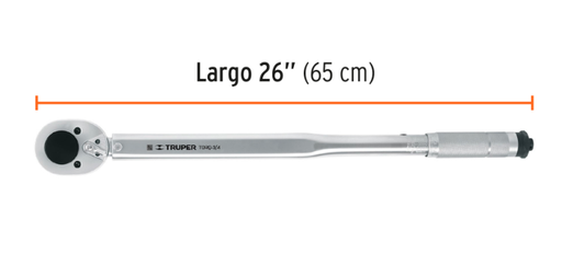 [13547] TORQUIMETRO MICROMETRICO CUADRO 3/4' 13547 TRUPER