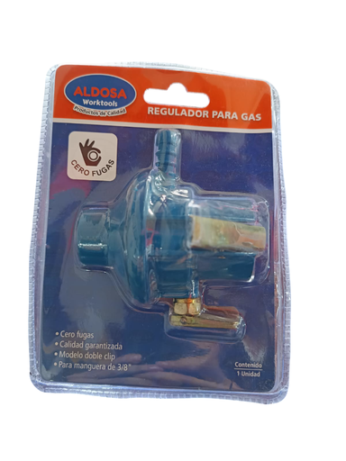 [ALF0077] REGULADOR PARA GAS DOBLE CLIP ALF0077