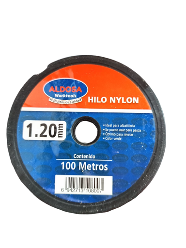 [ALF0280] HILO NYLON 100MTS 1.20MM ALF0280 ALDOSA