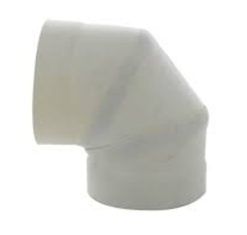[50418-1] CODO DRENAJE 90 GRADOS 6" BLANCO