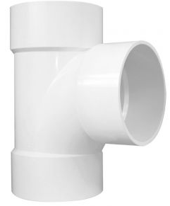 [50388-1] TEE DRENAJE PVC DE 4"BLANCO