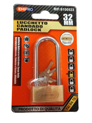 [8100523] CANDADO 32MM 8100523 EMIPRO