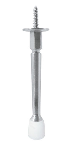 [F01224N] TOPE DE PUERTA RECTO 3 1/2" NIQUELADO F01224N BEST VALUE