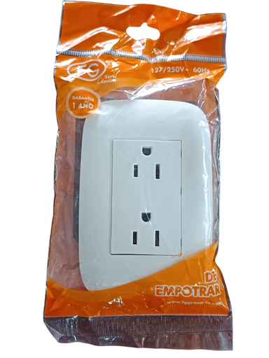 [CAEB005] PLACA TOMA DOBLE POLARIZADA CAEB005