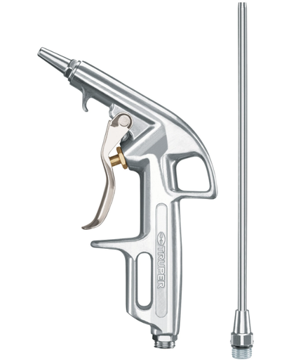 [10647] PISTOLA DE ALUMINIO PARA SOPLETEAR 2 BOQUILLAS 10647 TRUPER