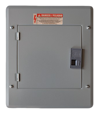 [AEPOW-8C-125A-1F] TABLERO MONOFASICO 8X125A CON BARRA DE TIERRA AMERICAN