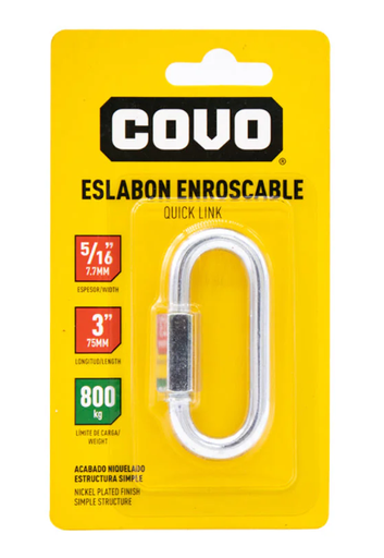 [COVGTH3026] ARNES GANCHO 3/16 CV-HR-5016 COVO SEGURITY