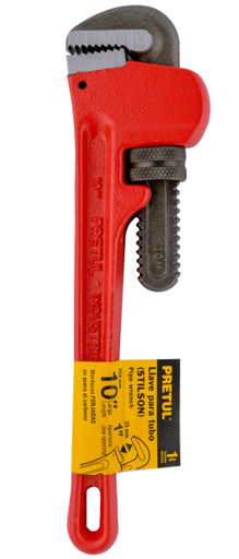 [22011] LLAVE STILSON 10" CUERPO DE HIERRO MALEABLE 22011 PRETUL