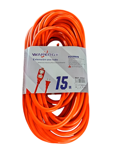 [05541] EXTENSION USO RUDO NARANJA 15MT 05541 WANERGY