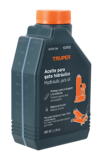 [102932] ACEITE HIDRAULICO PARA GATOS, 1 LITRO 102932 TRUPER