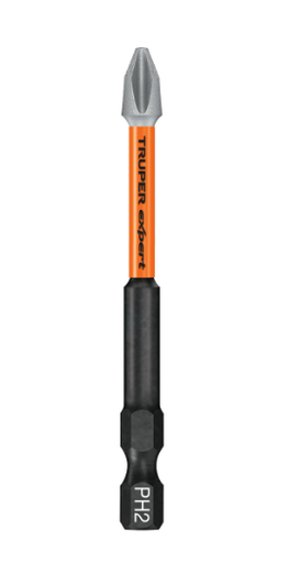 [100821] ESTUCHE CON 5 PUNTAS DE CRUZ PH2 DE IMPACTO LARGO 3" EXPERT