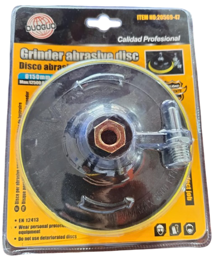 [20569-47] DISCO ABRASIVO PARA PULIR 150MM 20569-47 DUOGUO
