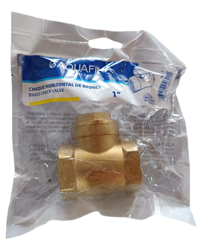 [A-C-1] VALVULA DE CHEQUE ORIZONTAL DE 1" A-C-1 AQUAFINA