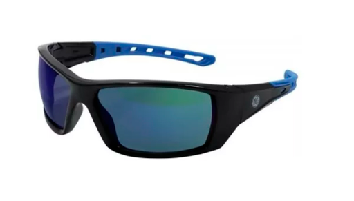 [GE104BAF] LENTES SEGURIDAD NEGRO/AZUL ESPEJO AE