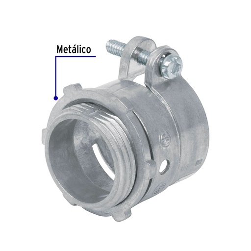 [47342] CONECTOR TUBO FLEXIBLE RECTO 1" 47342 VOLTECK