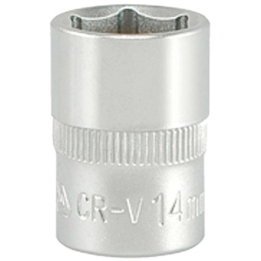 [YT-3809] COPA HEXAGONAL CORTA 14MM 1/4" 6PT CRV YT-3809 YATO