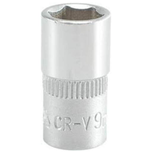 [YT-1408] COPA HEXAGONAL CORTA 9MM 1/4" 6PT CRV YT-1408 YATO