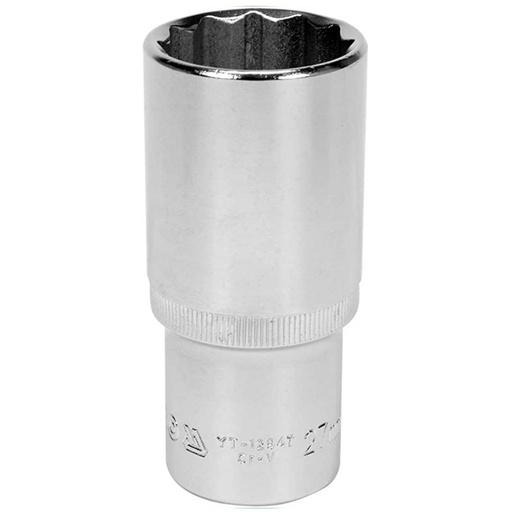 [YT-1238] COPA HEXAGONAL LARGA 27MM 1/2" 6PT YT-1238 YATO