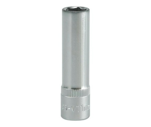 [YT-3825] COPA LARGA HEXAGONAL11MM 3/8" 6 PT CRV YT-3825