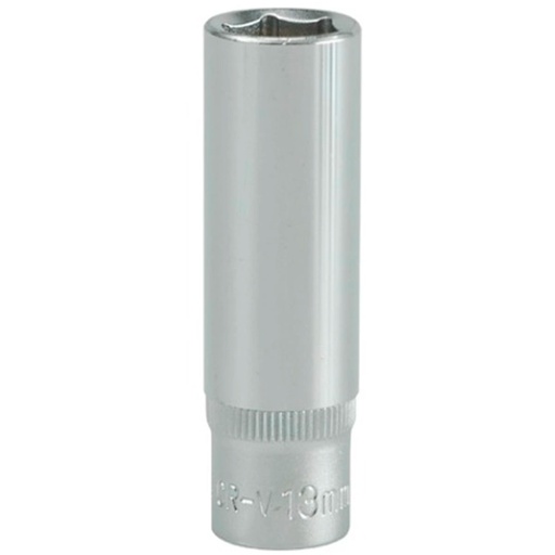 [YT-3827] COPA LARGA HEXAGONAL13MM 3/8" 6 PT CRV YT-3827