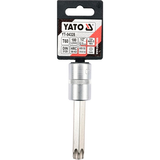 [YT-04328] COPA LARGA TORX T-60,1/2 YT-04328 YATO
