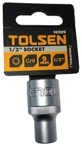 [16509] COPA MILIMETRICA INDUSTRIAL DE 1/2" DE 09MM 16509 TOLSEN