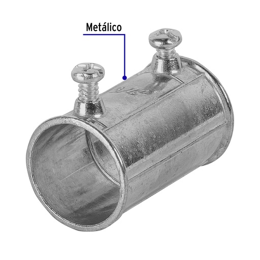 [46954] COPLA DUCTO PARED 3/4 DELGADA ZINC 46954 VOLTECK