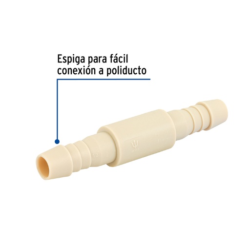 [48553] COPLE INSERCION DE POLIPROPILENO 1/2" 48553 FOSET