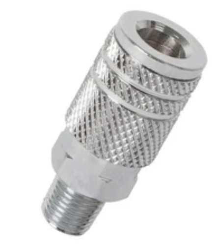 [1306410] COPLE RAPIDO DE ACERO CROMADO (MACHO) 1306410 MAXTOOL