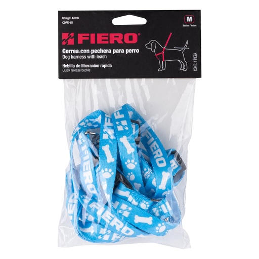 [44295] CORREA CON PECHERA PARA PERRO 44295 FIERO