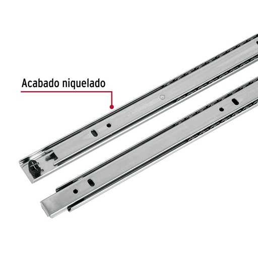 [43279] CORREDERA DE ACERO DE 40CM X 1 43279 HERMEX