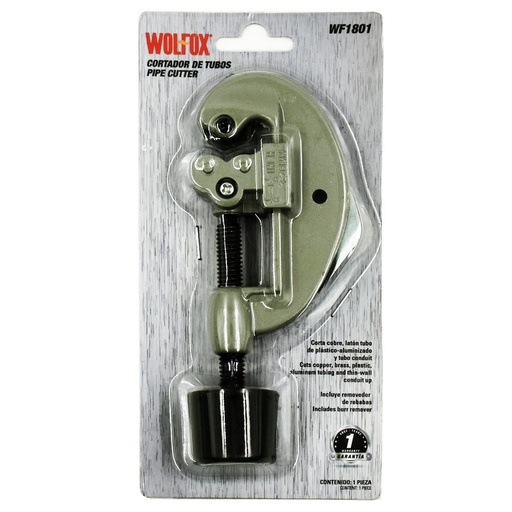 [WF1801] CORTA TUBO 1/8 - 1 1/8 WF1801 WOLFOX