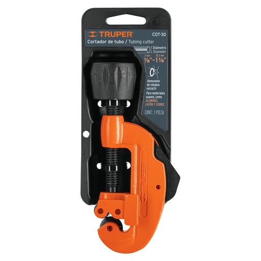 [12853] CORTADOR DE TUBO CAPACIDAD 1 1/8 30MM 12853 TRUPER