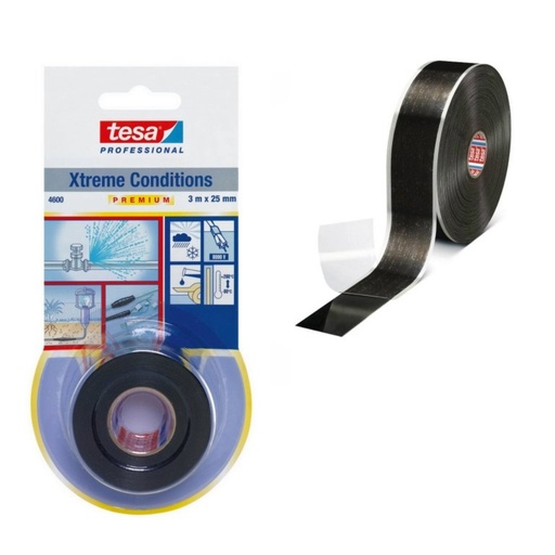 [21-0025] 3MX25MM X-TREMAS COND. NEGRO 1" TESA