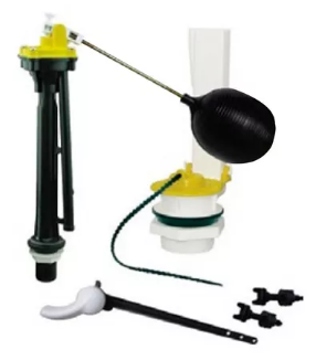 [03-75A] ACCESORIO P/TANQUE SANIT MEXICO PAL. CROM