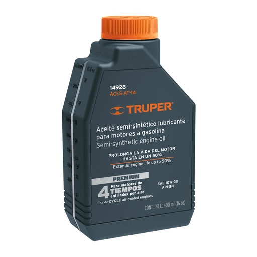 [14928] ACEITE PARA MOTOR, CUATRO TIEMPOS, 16 OZ 14928 TRUPER