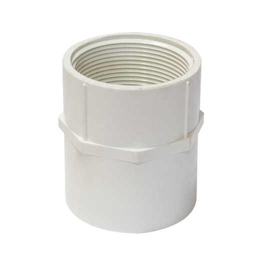 [50060] ADAPTADOR PVC HEMBRA CON ROSCA 1 1/2"