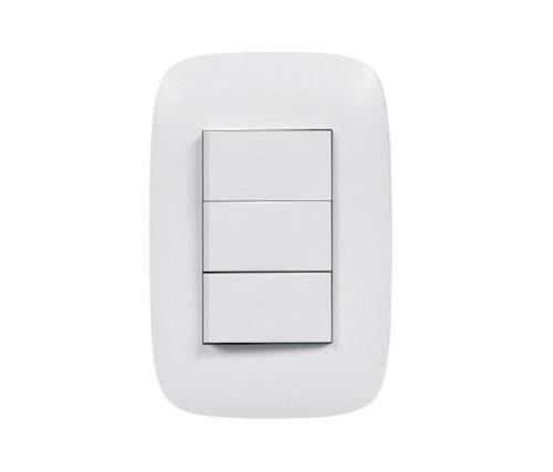 [MK-DS1300] APAGADOR TRIPLE LINEA DS BLANCO