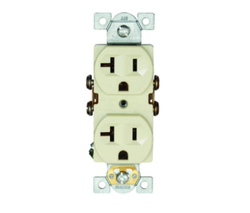 [877V ARM04] ARMADURA DOBLE 2P+T 20A 125V BEIGE 'EAGLE