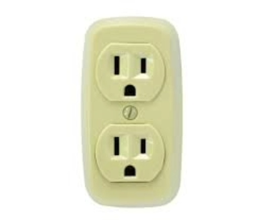 [78V] ARMADURA DOBLE POLARIZADA 15A SOBREPONER MARFIL 78V EAGLE