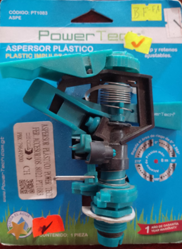 [PT10833] ASPERSOR PLÁSTICO PT10833 POWER TECH