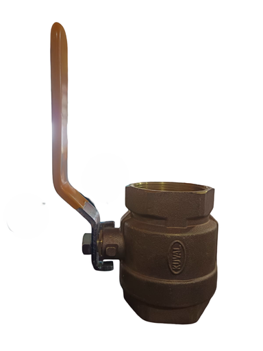 [X16-436] VALVULA DE BOLA BRONCE 125 SWP-400 WOG DE 2" KUVAL